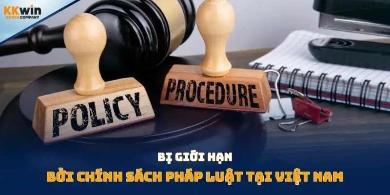 Bị giới hạn bởi chính sách pháp luật tại Việt Nam